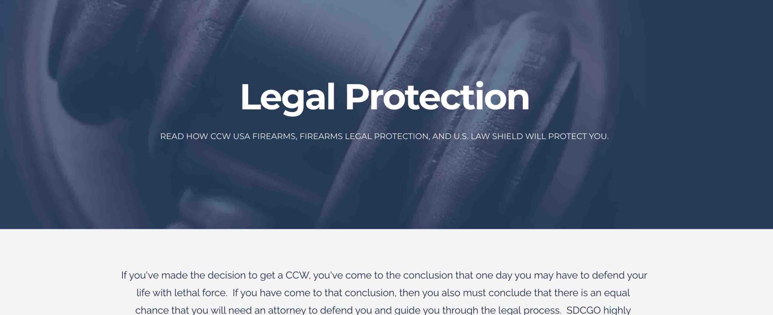 Legal Protection Orange County Gun Owners